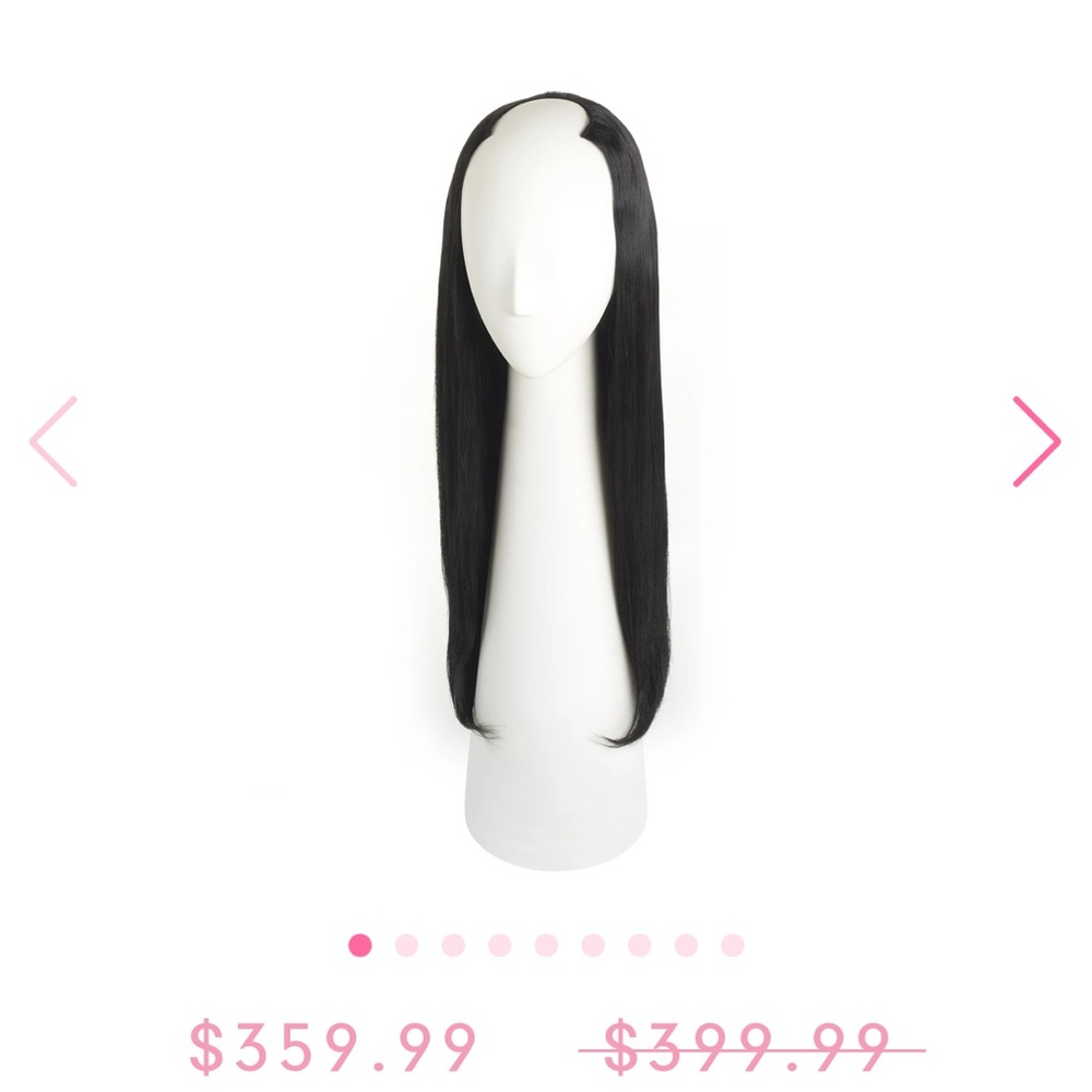 Glam Seamless U-Part Wig in Natural Black